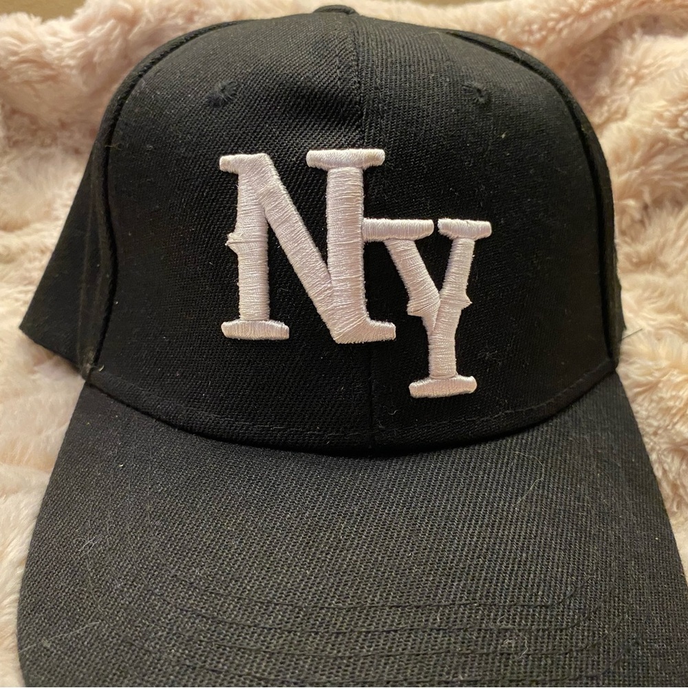 Black NY Embroidered Cap